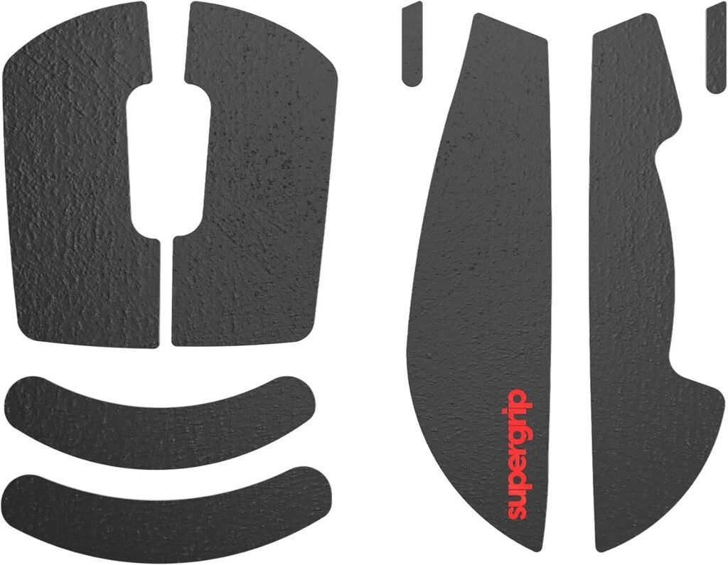 Pulsar Gaming Gears SUPERGRIP Griptape Set for Logitech G Pro Wireless Sweat Absorbing High Performance Anti Slip 3M Adhesive no Residue Mouse Grip Tape Ultra-Thin 0.5mm (0.02in)